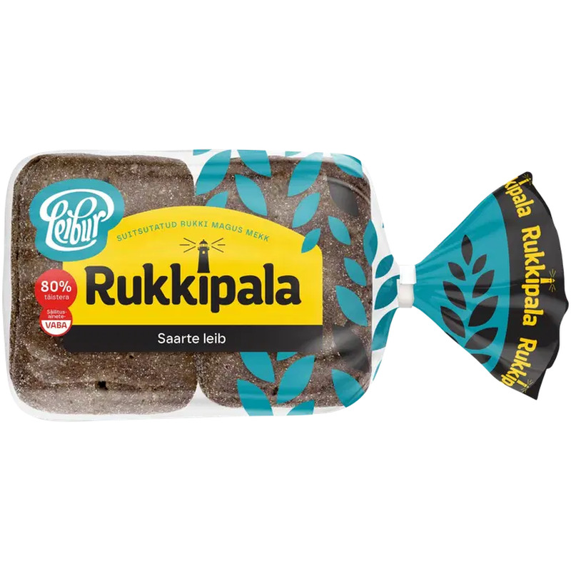 Leibur Rukkipala Saare Täistera Palaleib 200g
