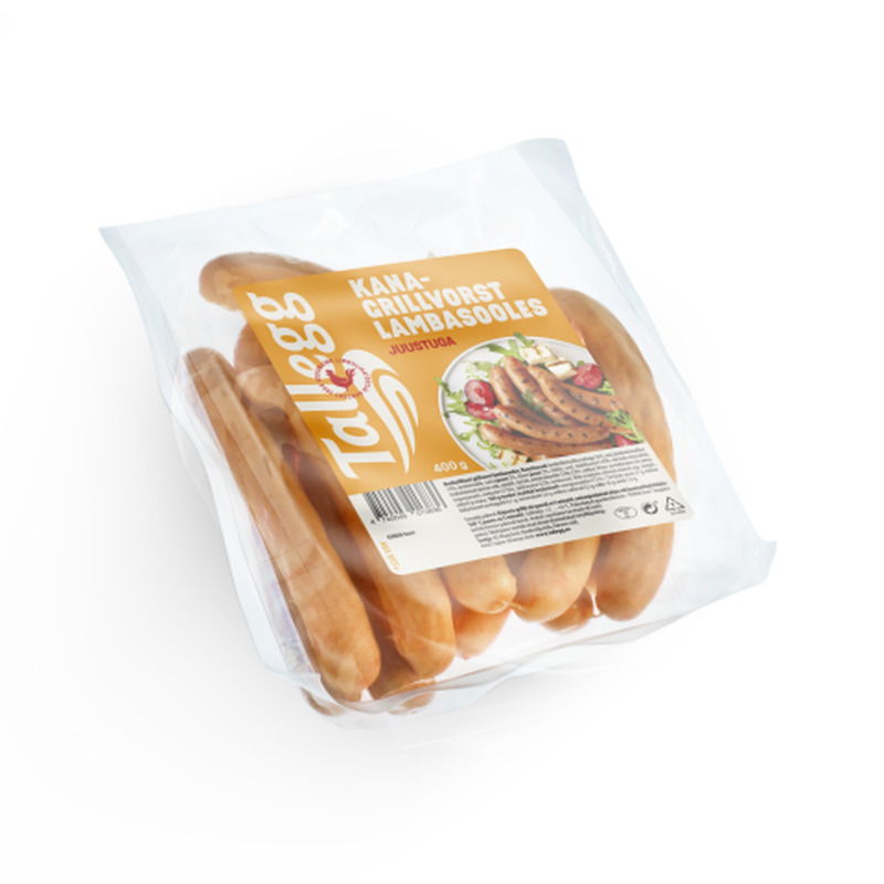 Kanagrillvorst juustuga lambasooles Tallegg 400g