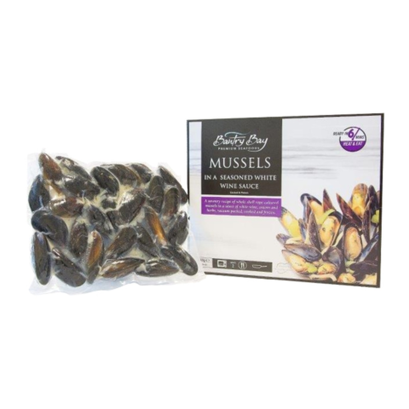 Keedetud rannakarbid valge veini kastmes BANTRY BAY, 450g