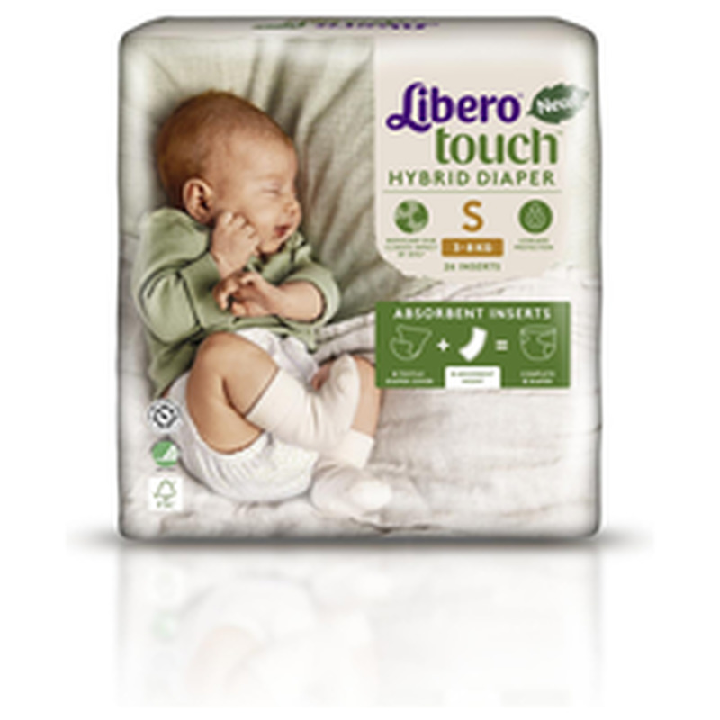 Libero Touch Hybrid korduvmähe sisupadjad 26 tk S suurus
