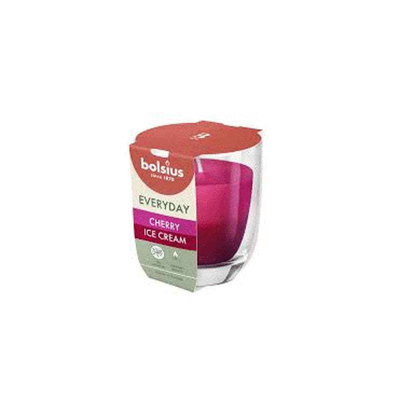 Küünal klaasis BOLSIUS Cherry Ice 8x7cm