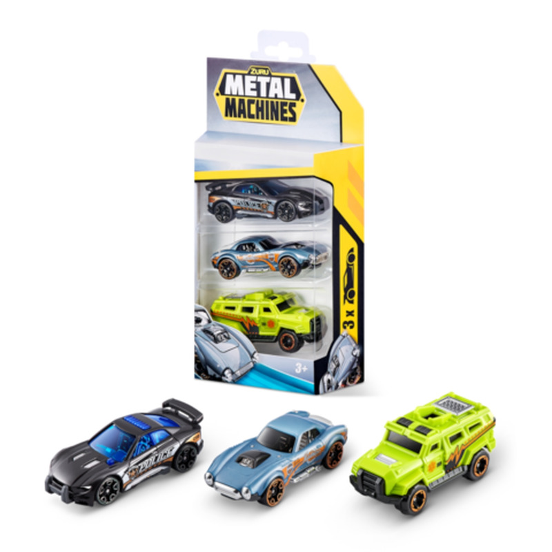 Masinad Metallimasinad 3 tk värv ja kujundus võivad erineda 6715