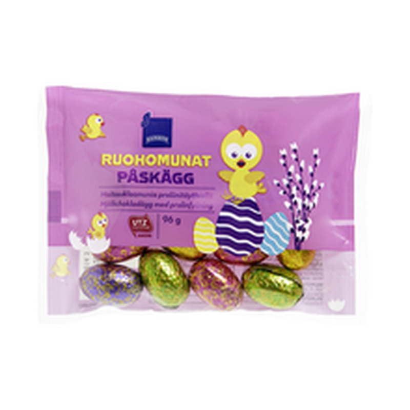 Rainbow šokolaadimunad 96g