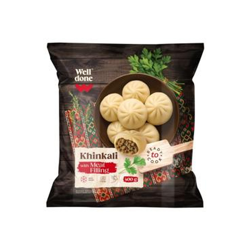 Külm.pelm.Khinkali lihaga WELL DONE 400g