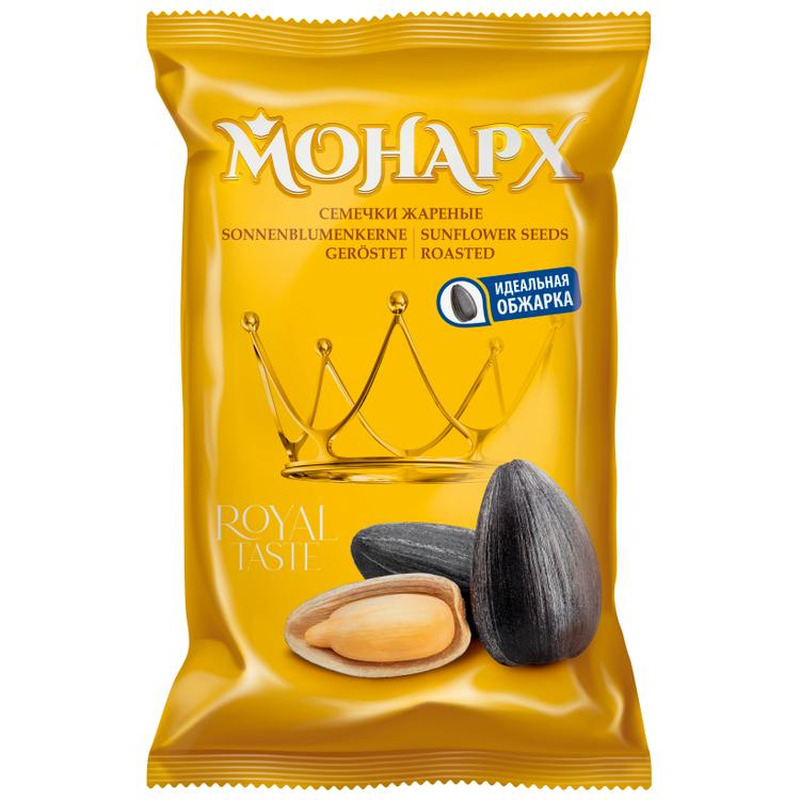 Päevalilleseemned koorimata röstitud, MONARH, 300 g