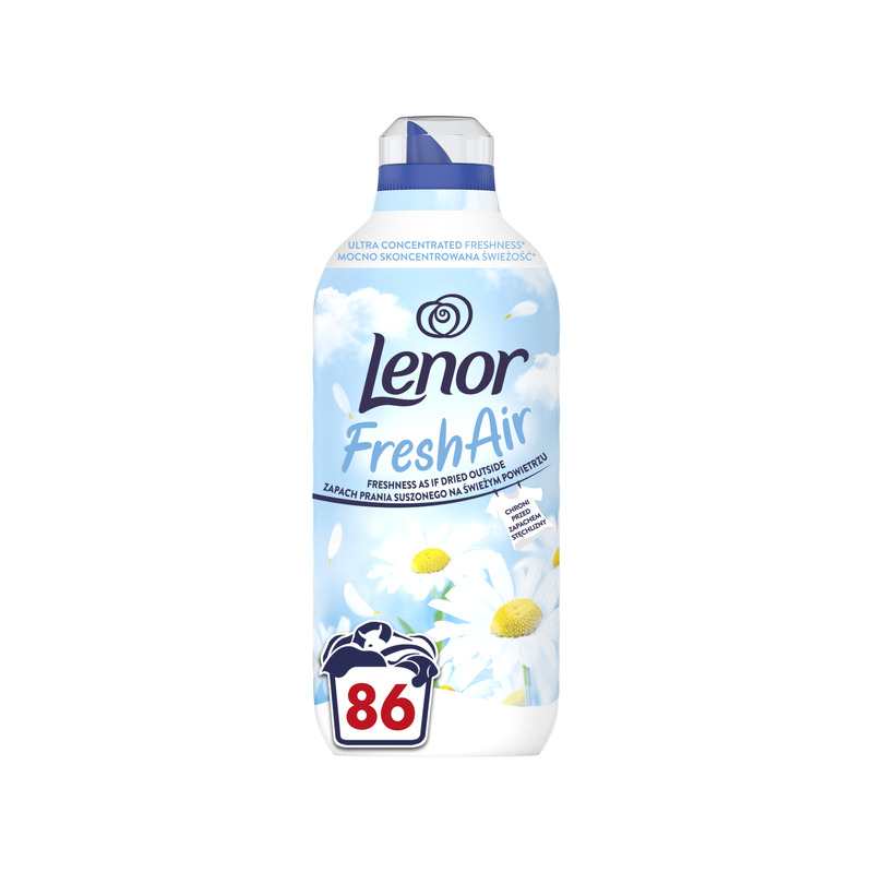 KAST 6 tk! LENOR Pesuloputusvahend Fresh Air Sensitive 1.204 L (86 Pesukorda)