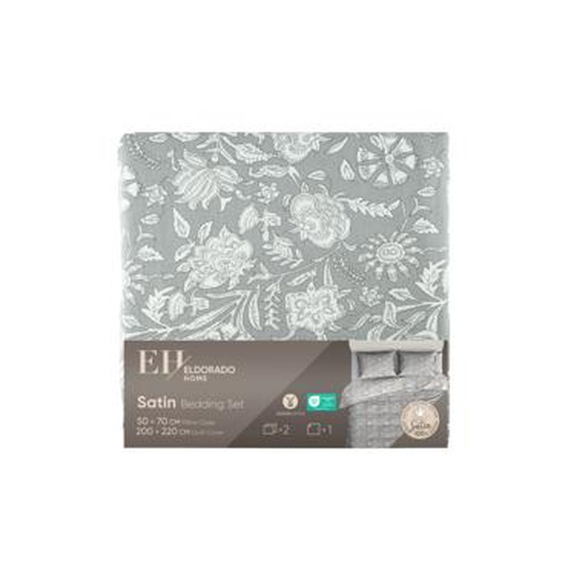 Satiinvoodipesu kmpl 200x220/2x50x70cm