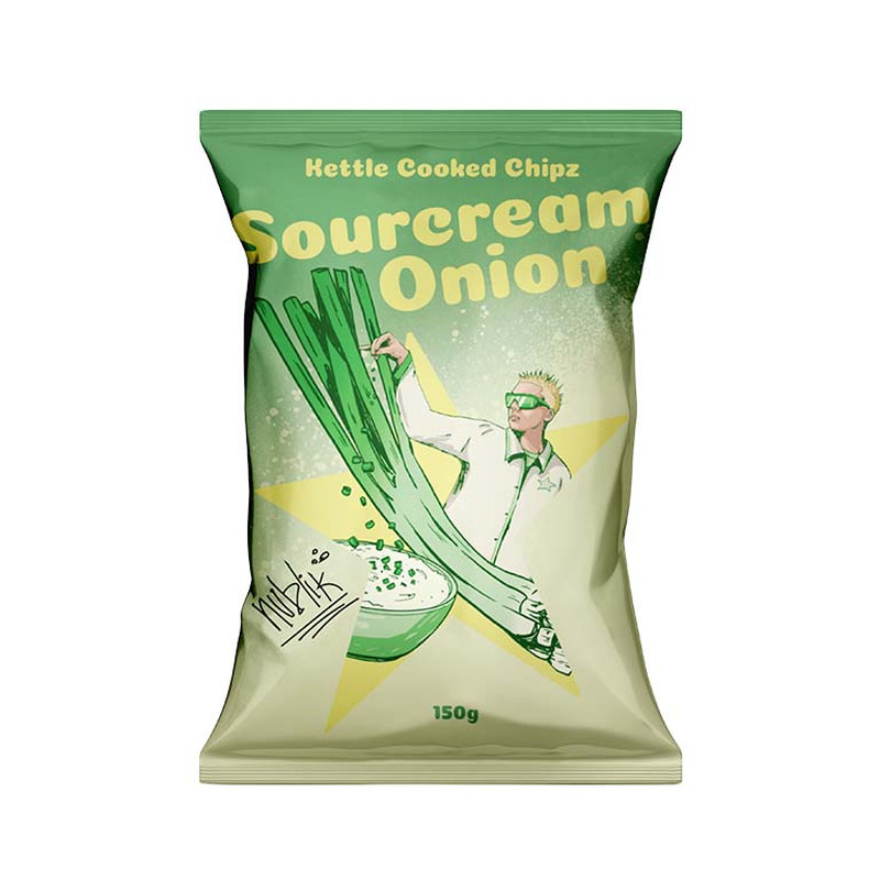 Hapukoore-sibulamaitselised kartulikrõpsud, NUBLU, 150 g