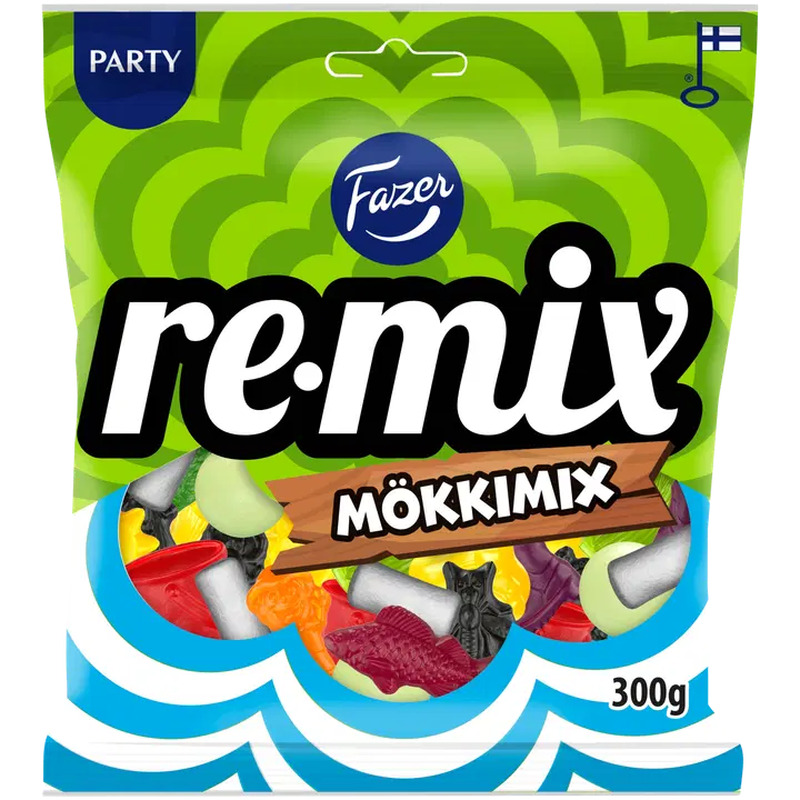 Fazer Remix Mökkimix kommikott 300g