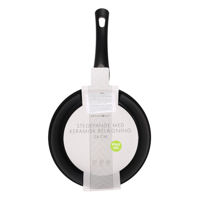 Pann keraamilise kattega Kokkenchef 24cm