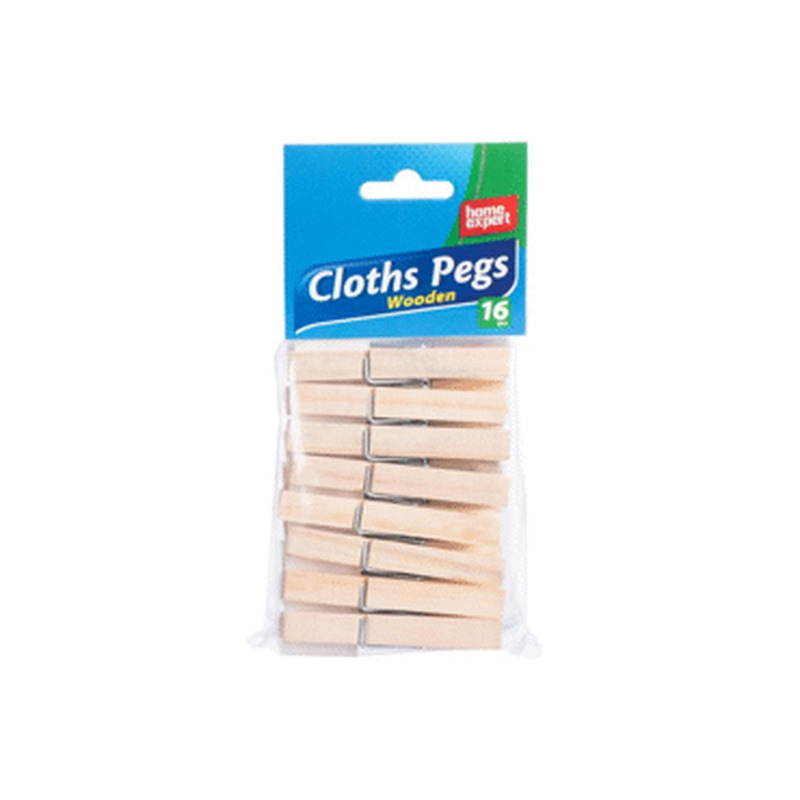 Puidust pesulõksud HOME EXPERT 16tk