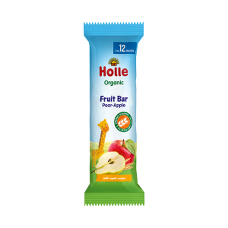 Orgaaniline müslibatoon pirni-õuna, HOLLE, 25 g