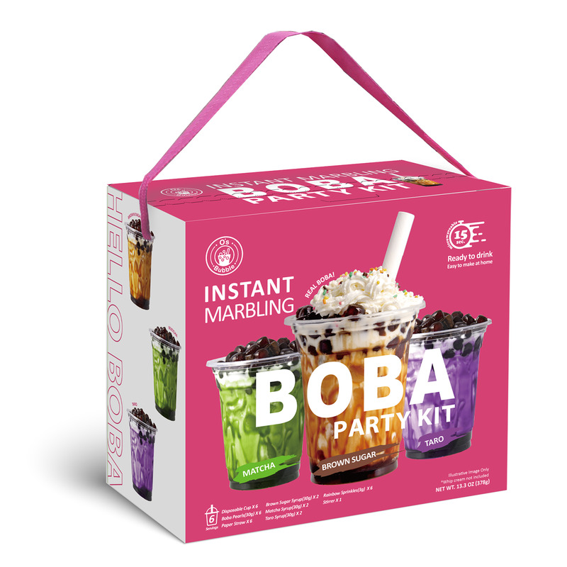 Boba mullitee Party Kit Bubble Tea x 6