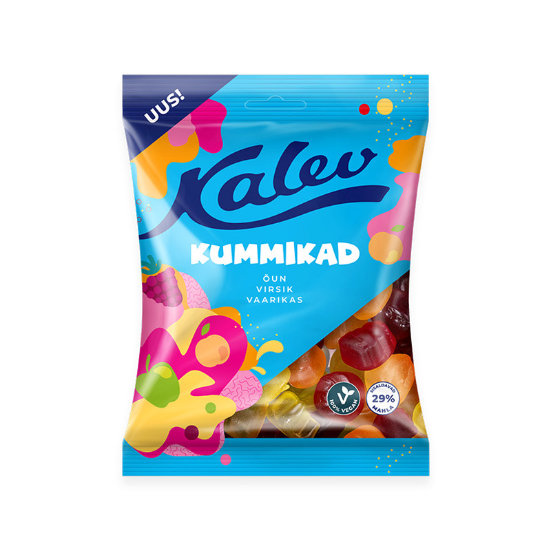 KALEV Kummikad vegan kummikommide segu 120g
