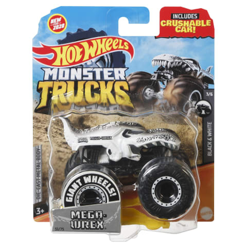 Mänguauto Hot Wheels Monster Truck, värvi ja kujundus võivad erineda