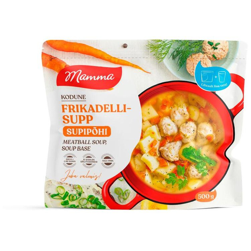 Mamma Frikadellisupp, Supipõhi 500 G
