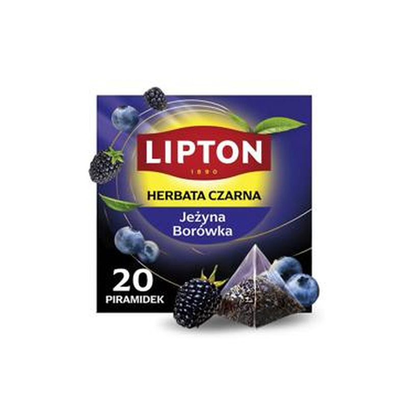 Must tee LIPTON puuvilja 20x1.7g