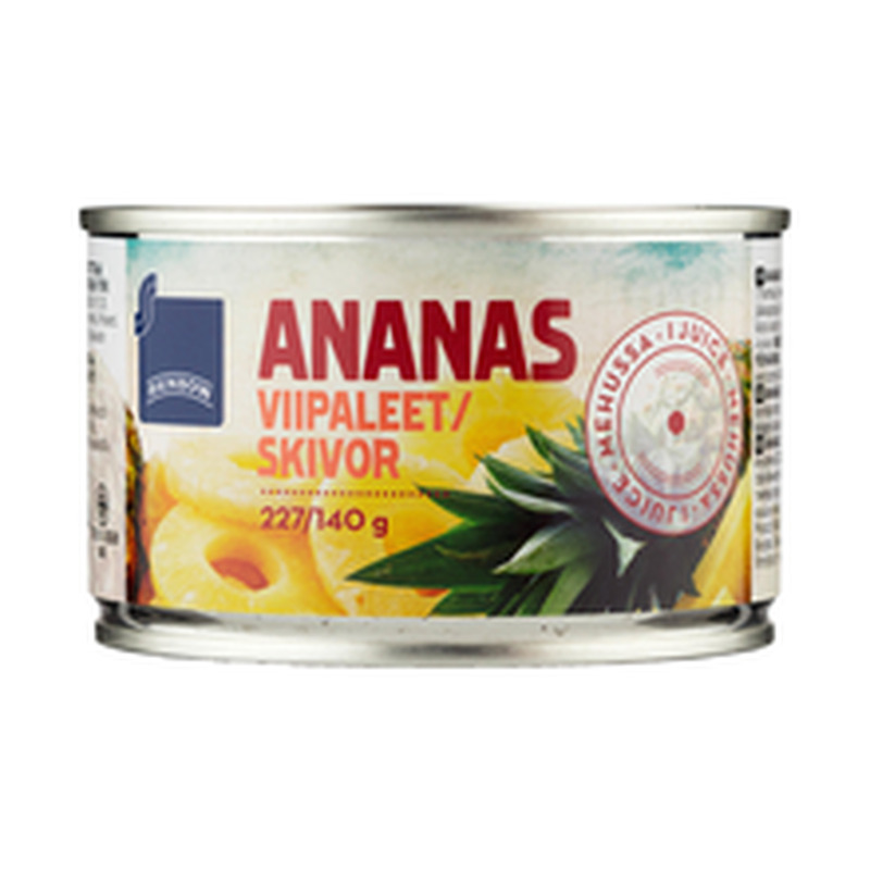 Rb ananassiviilud omas mahlas 227/140g