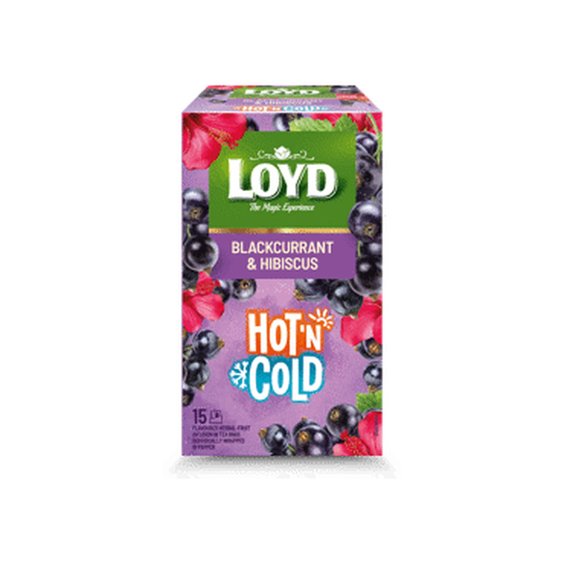 Puuv. tee LOYD Hot&Cold mustsõstra 15x2g