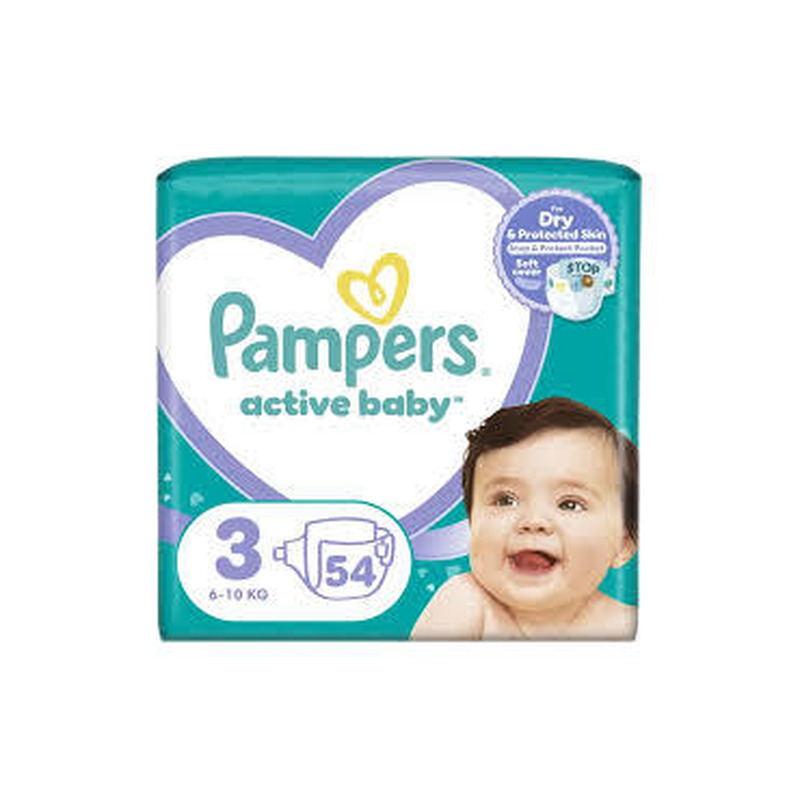 Mähkmed PAMPERS Act.Baby S3 6-10kg,54tk