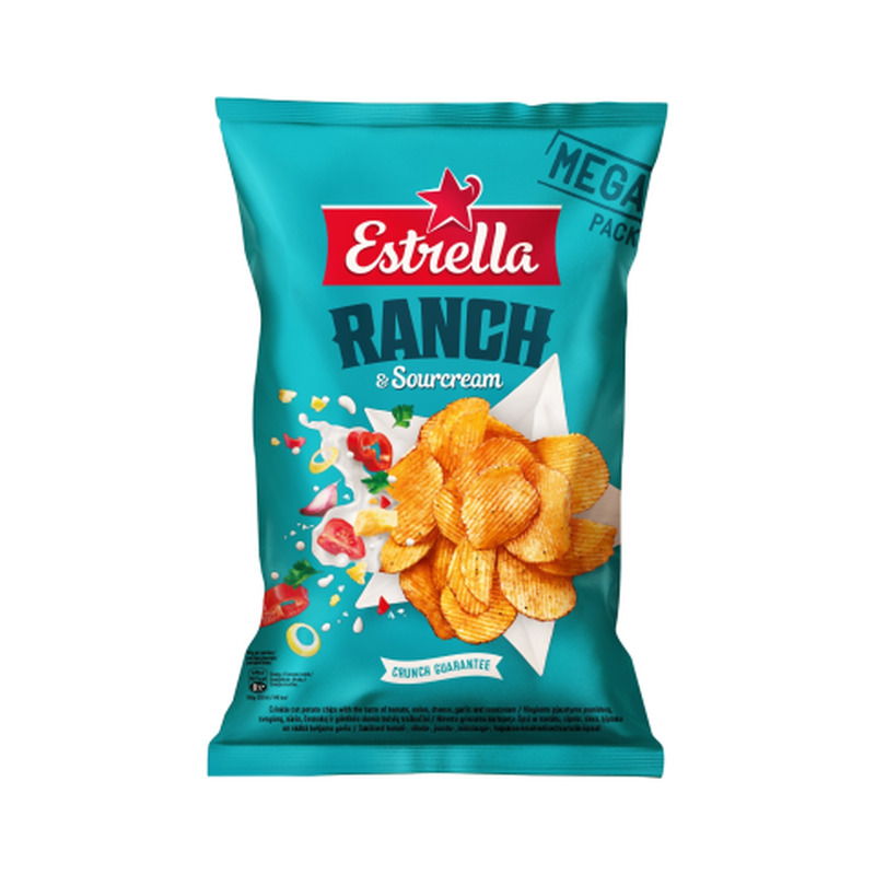 Kartulikrõpsud Estrella American Ranch 250g