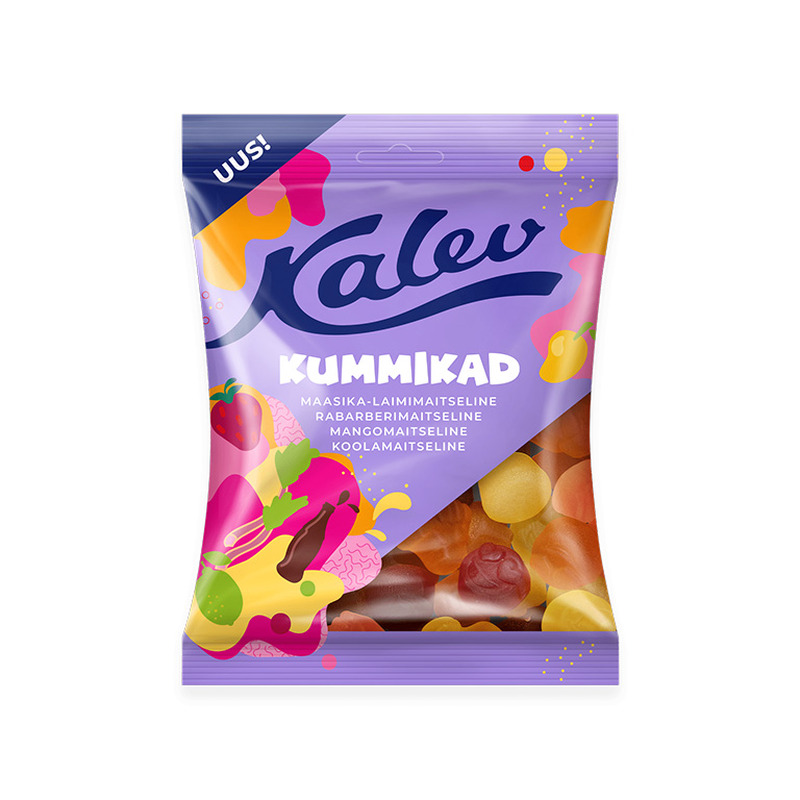 KALEV Kummikad rõõmsate kummikommide segu 120g