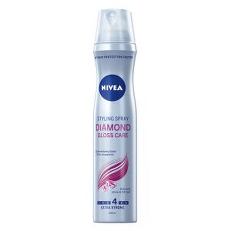 Juukselakk Diamond Gloss, NIVEA, 250 ml