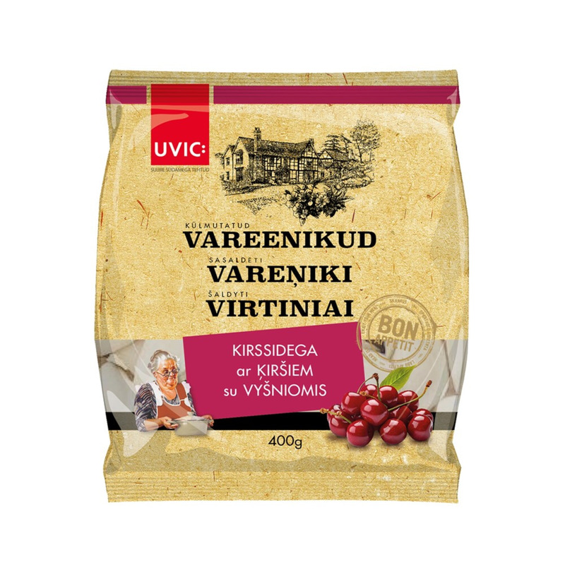 UVIC Vareenikud kirssidega 400g (külmut.)