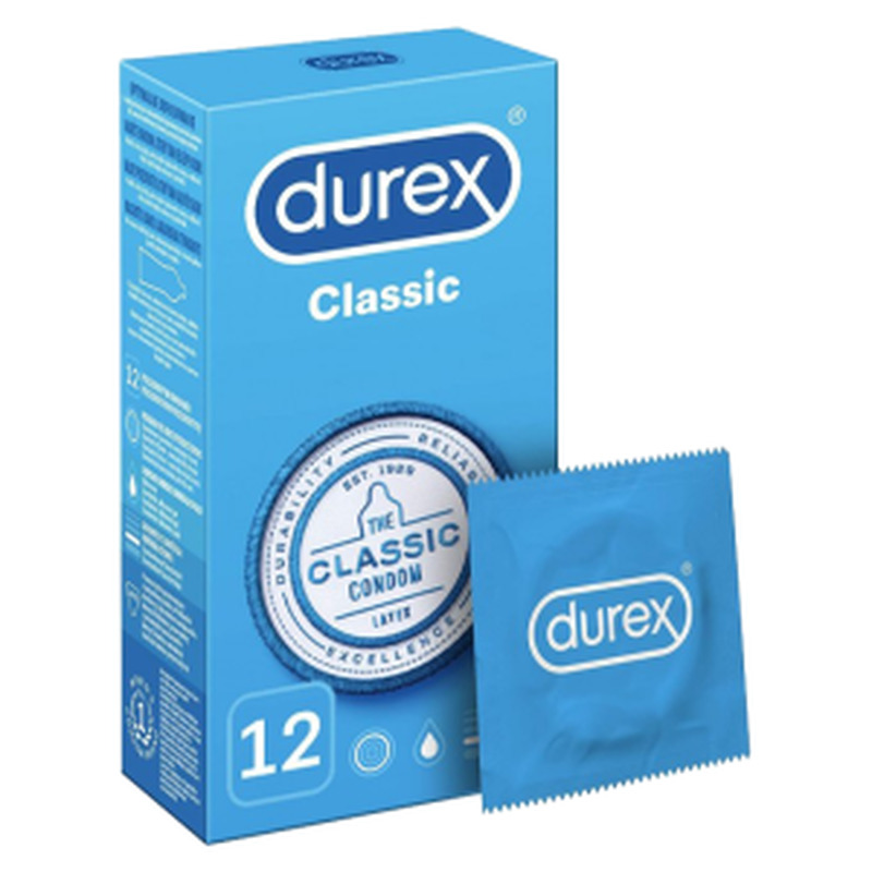 Kondoomid Classic, DUREX, 12 tk