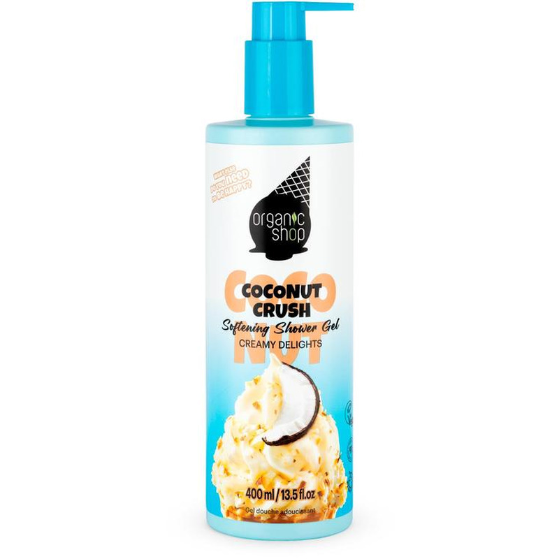 Dušigeel Coconut Crush, ORGANIC SHOP, 400ml