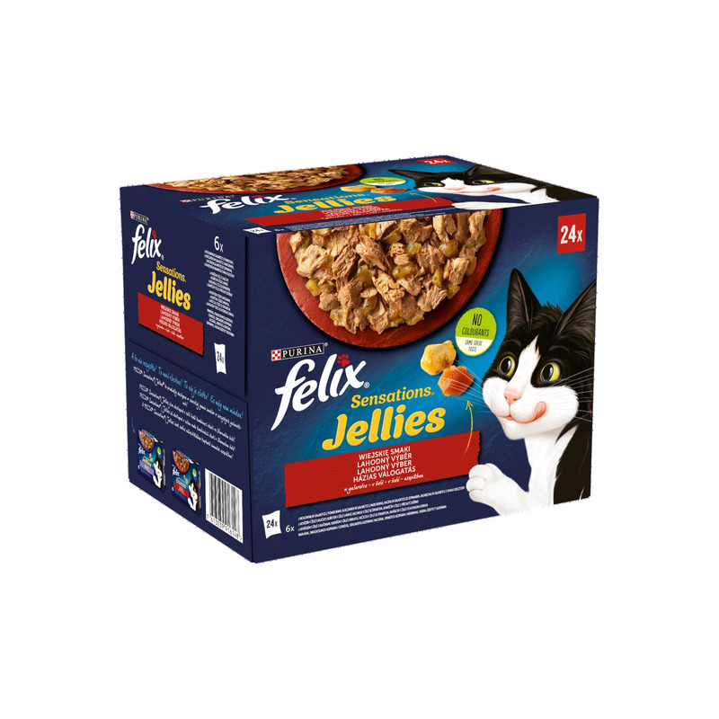 Felix Sensations kassitoit erinevate maitsetega tarretises (24x85g)