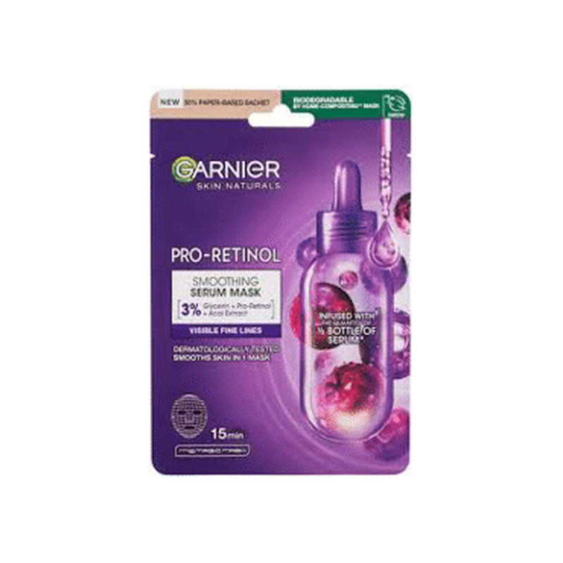 Kangasmask GARNIER Pro-Retinol Smoothing