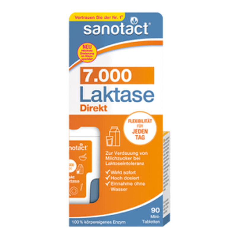 Laktase direkt 7000 N90, SANOTACT, 7,1 g
