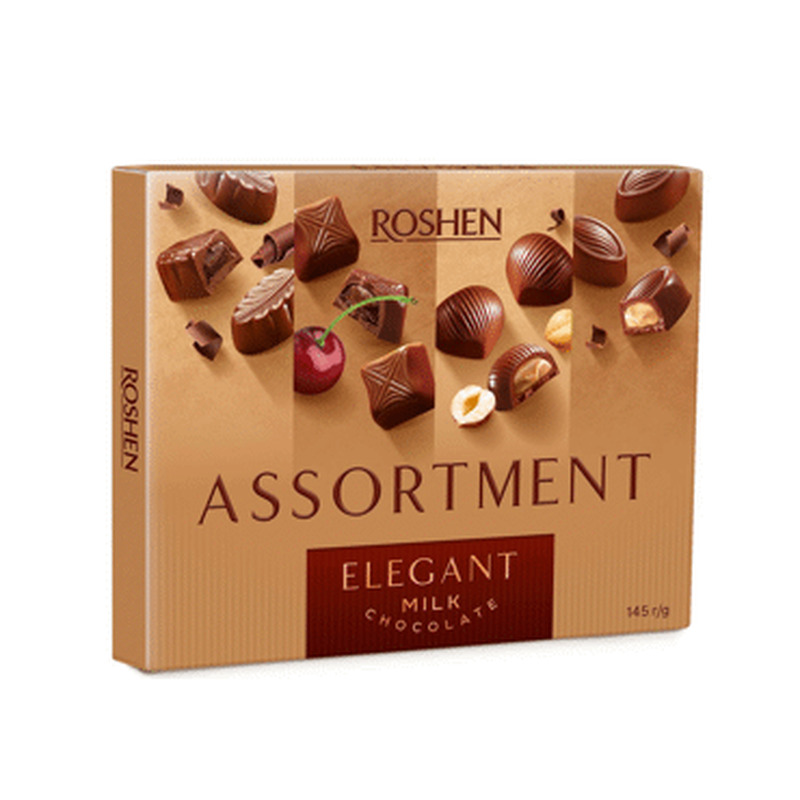 Šok.kompvekkide karp Elegant ROSHEN 145g