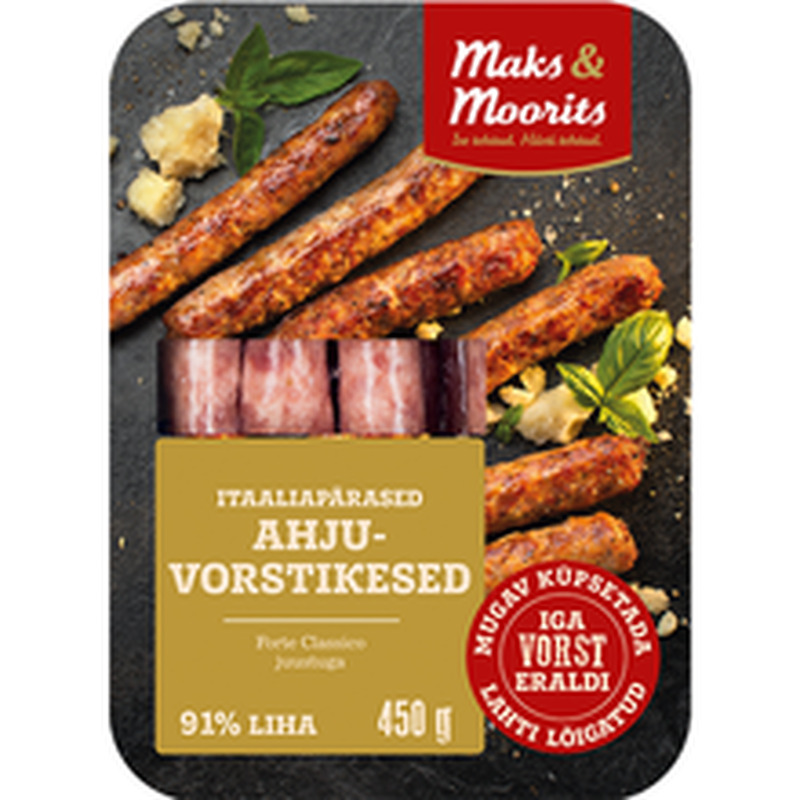 Itaaliapärased ahjuvorstikesed, 450 g