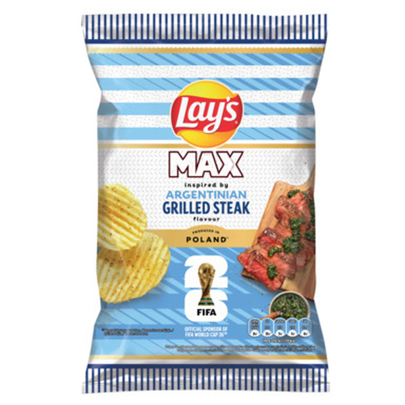 LAY'S Max Kartulikrõpsud grillitud steigi maitselised 120g