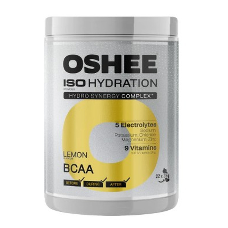 OSHEE Joogipulber Lemon + BCAA 550g