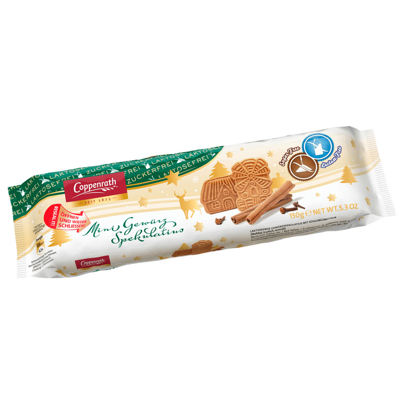 COPPENRATH Mini piparkoogid suhkru- ja laktoosivaba 150g