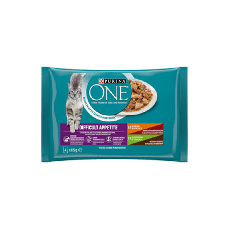 Kiisueine ONE DifAppetit kana kalk 4x85g
