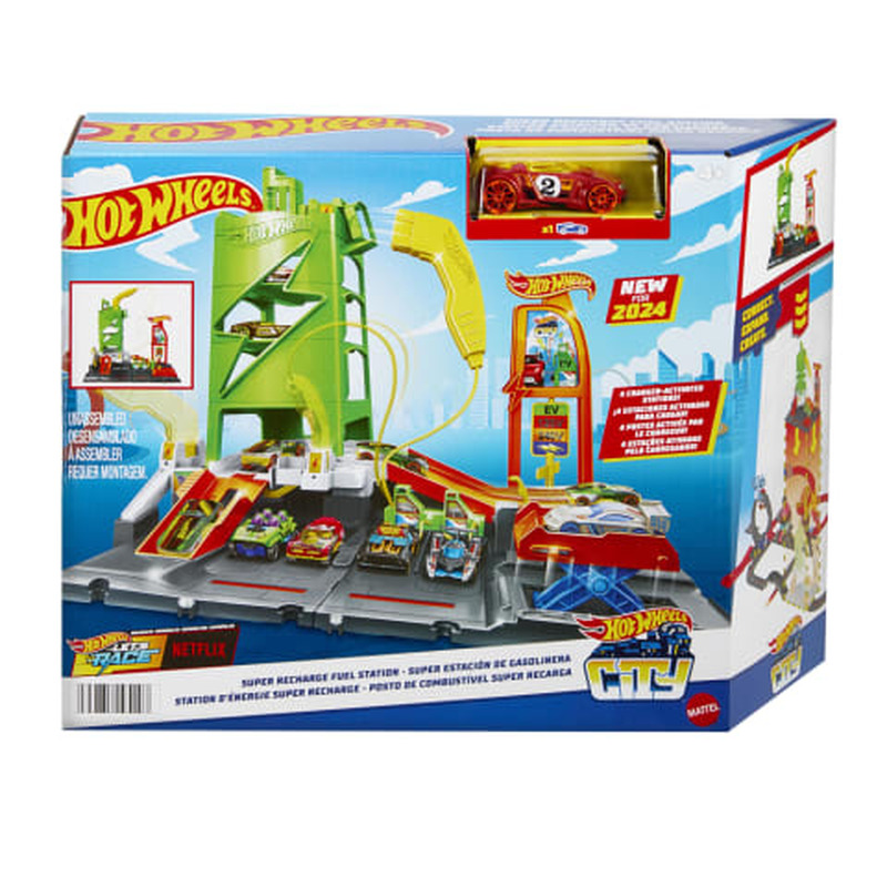 Mänguasi komplekt Hot Wheels City supertankla