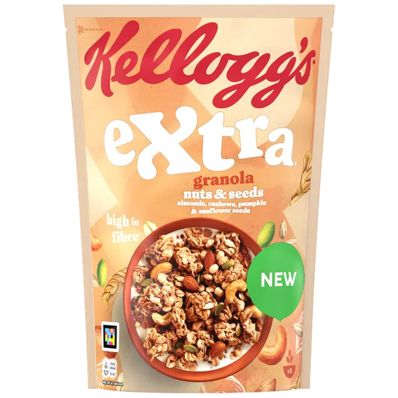 Kellogg's Extra pähklite ja seemnetega granola, 400 g