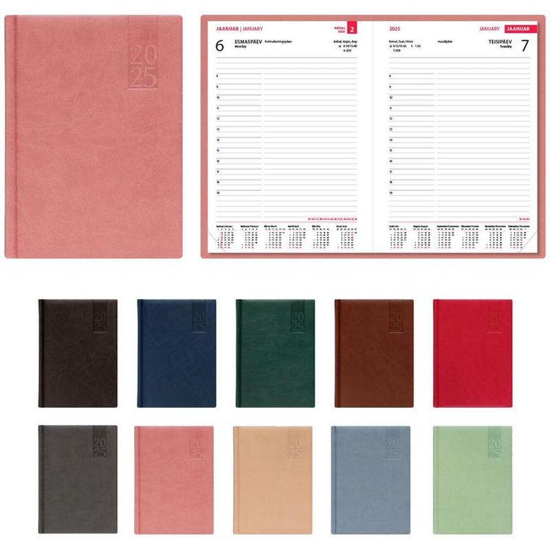 Raamatkalender A5, päev, SULEMEES, 1 tk