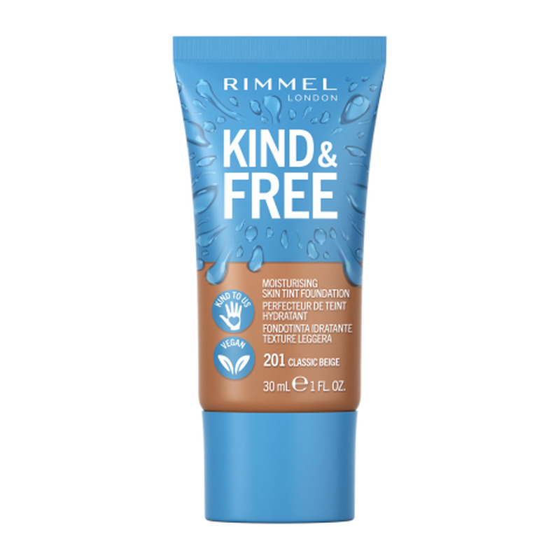 Jumestuskreem Rimmel Kind & Free Skin Tint 201 Classic Beige