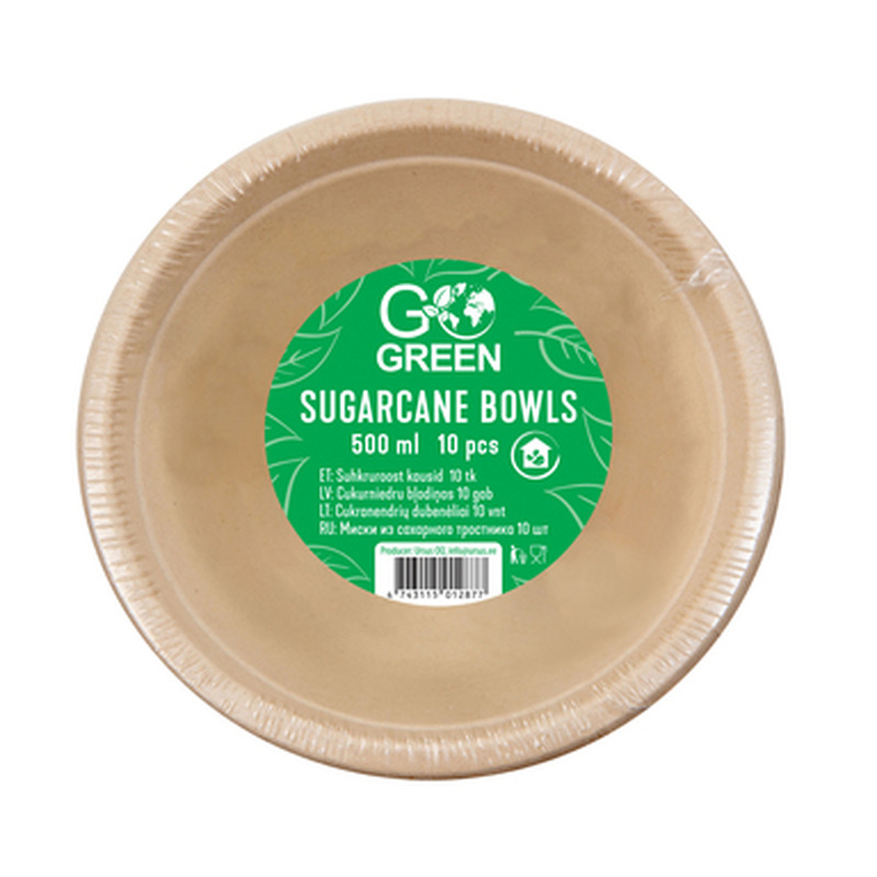 Suhkruroost kausid 500ml, GO GREEN,