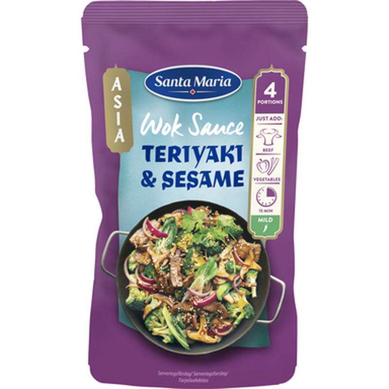 Teriyaki ja seesami vokikaste, SANTA MARIA, 150 g