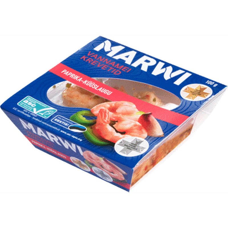 Krevetid paprika-küüslaugu 100g