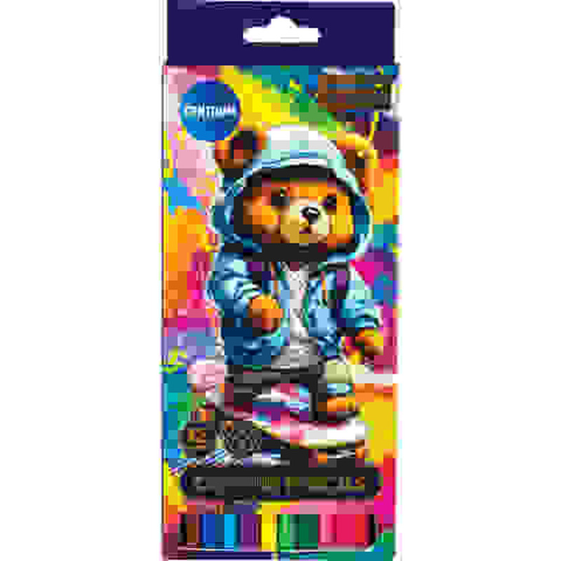 Värvilised pliiatsid Centrum plastik 12tk