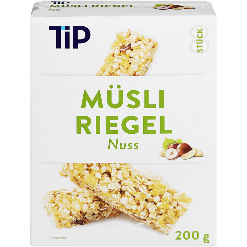 TIP Müslibatoon pähklitega 200g (8x25g)