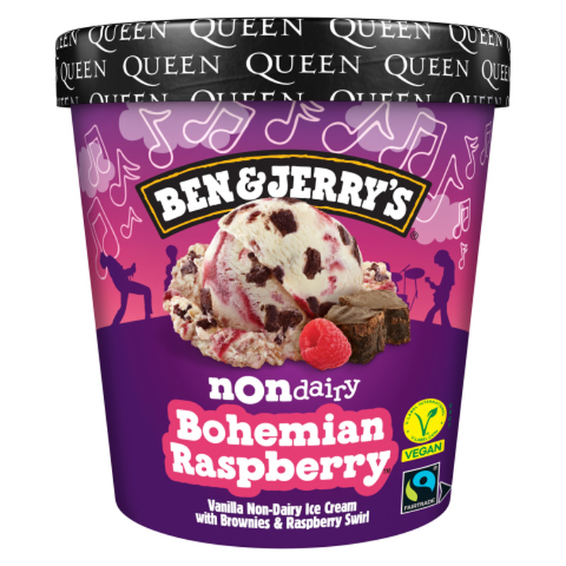 Jäätis Ben&Jerrys Non-Dairy Bohemian Rasberry 465ml/403g