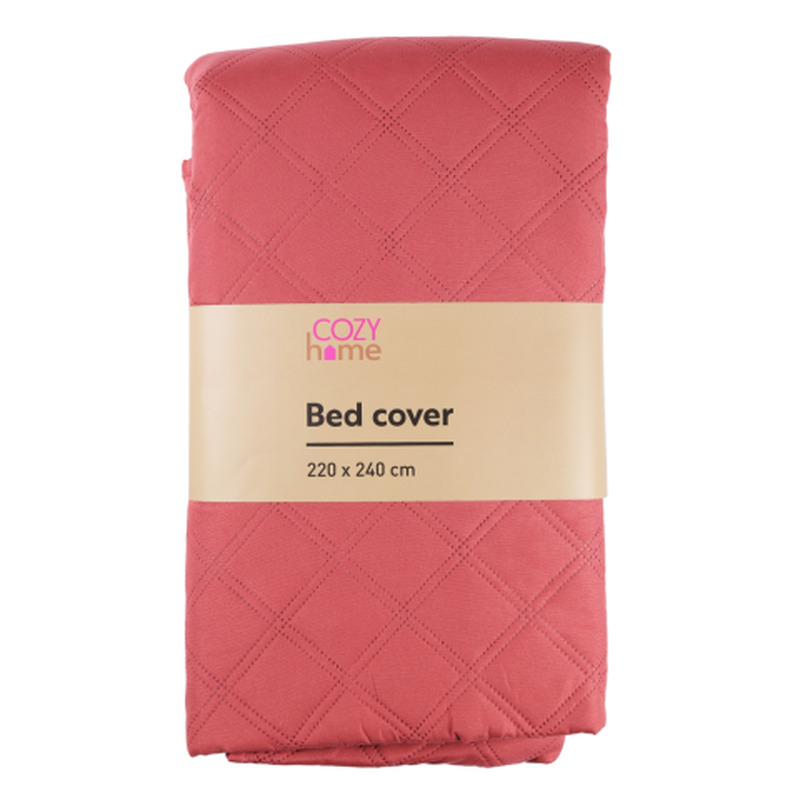 Voodikate punane Cozy Homee 220x240cm SS25